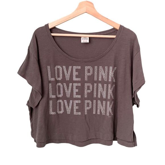 PINK Victoria's Secret Crop Top Shirt in Size XS - Picture 1 of 5